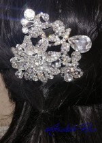 Гребенче-бижу за коса белгийски кристали Crystal Camelia